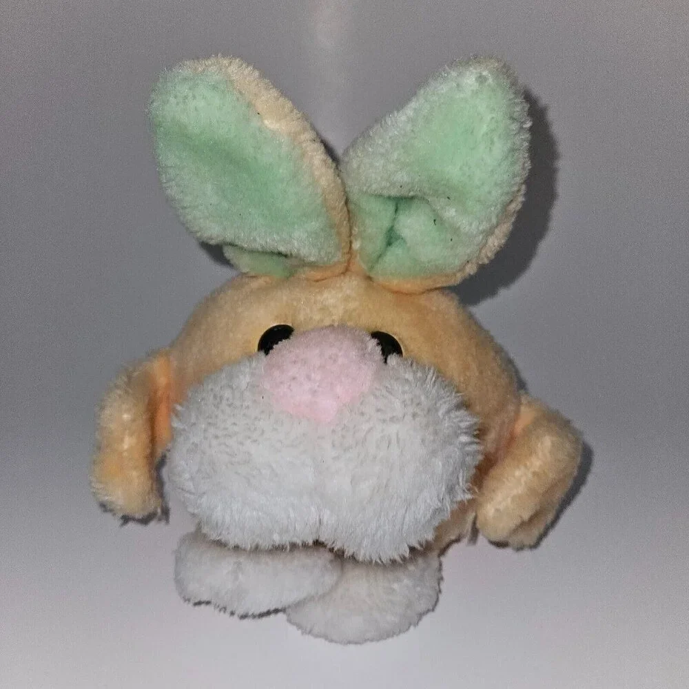 VTG MTY International Orange Bunny Rabbit Plush 8